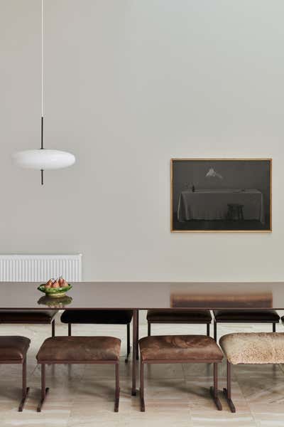  Arts and Crafts Contemporary Family Home Dining Room. Von Leach Residence by Amelda Wilde.