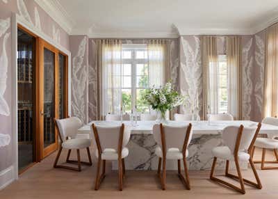 Modern Dining Room. Summer House by Emily Del Bello Interiors.