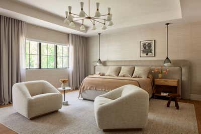Modern Bedroom. New Construction by Emily Del Bello Interiors.