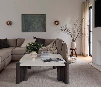  Modern Organic Family Home Living Room. Rye by Emily Del Bello Interiors.