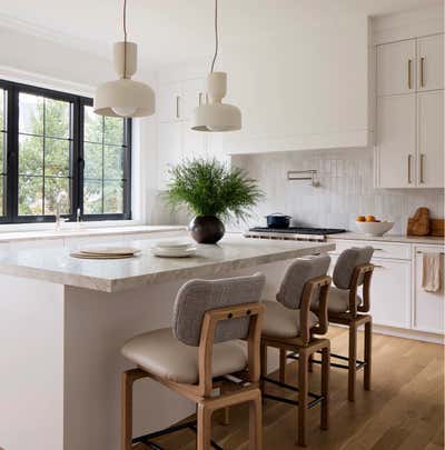  Modern Organic Family Home Kitchen. Rye by Emily Del Bello Interiors.