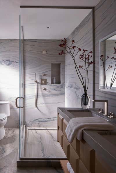  Vacation Home Bathroom. Central Park by Emily Del Bello Interiors.