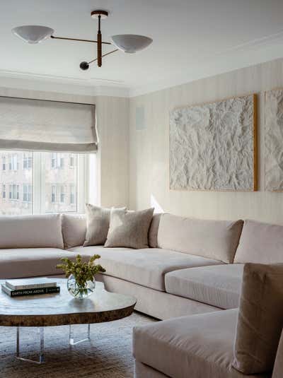  Modern Organic Family Home Living Room. Upper East Side by Emily Del Bello Interiors.