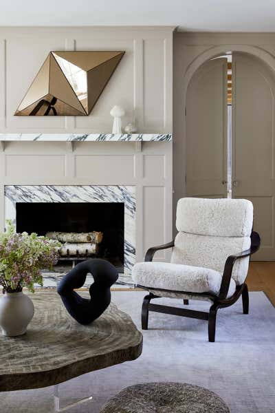  Organic Family Home Living Room. Connecticut  by Emily Del Bello Interiors.