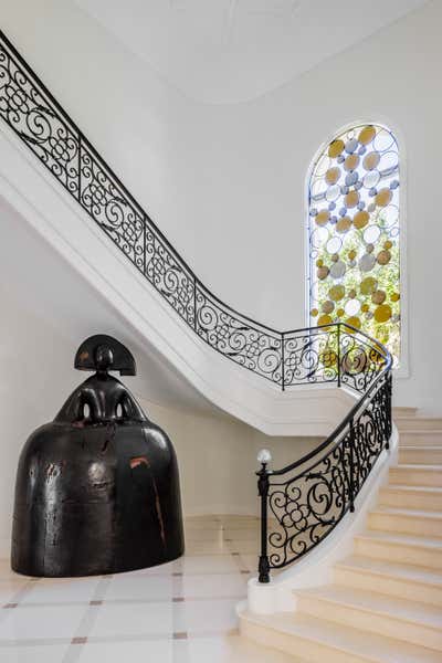  Transitional Eclectic Family Home Entry and Hall. Winter Retreat by Pembrooke & Ives.