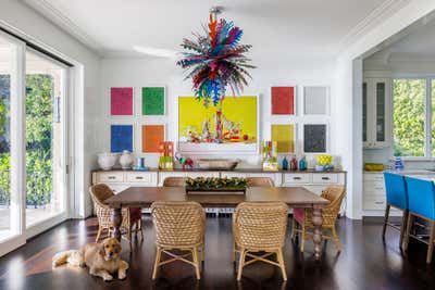  Transitional Dining Room. Winter Retreat by Pembrooke & Ives.