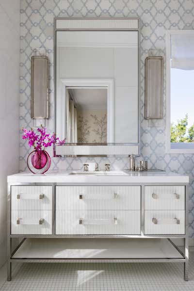  Contemporary Transitional Family Home Bathroom. Winter Retreat by Pembrooke & Ives.