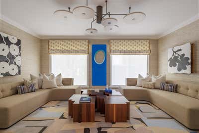 Contemporary Family Home Living Room. Winter Retreat by Pembrooke & Ives.