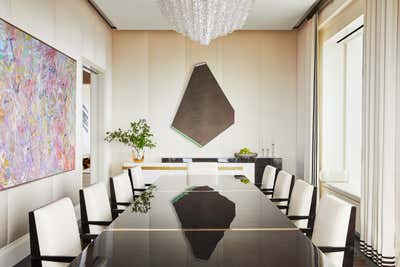  Transitional Apartment Dining Room. Penthouse in the Sky by Pembrooke & Ives.