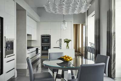  Transitional Contemporary Apartment Kitchen. Penthouse in the Sky by Pembrooke & Ives.