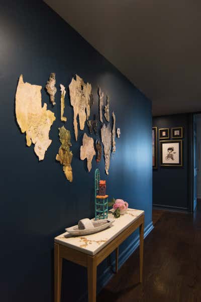  Apartment Entry and Hall. Beaming Bibliophile by Sarah Barnard Design.