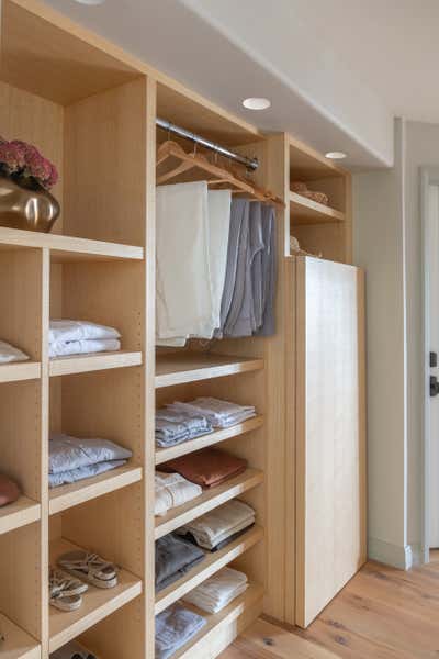  Modern Family Home Storage Room and Closet. West Coast Wellness by Sarah Barnard Design.