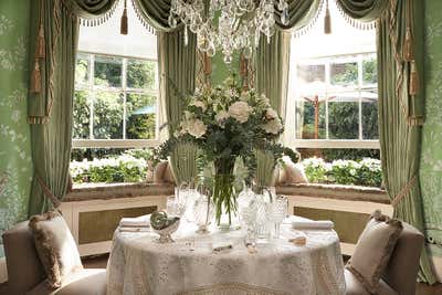  Eclectic Family Home Dining Room. Georgian Mayfair House by Alison Henry Design.