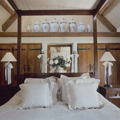 Arts and Crafts Country House Bedroom. The Old Farm by Alison Henry Design.