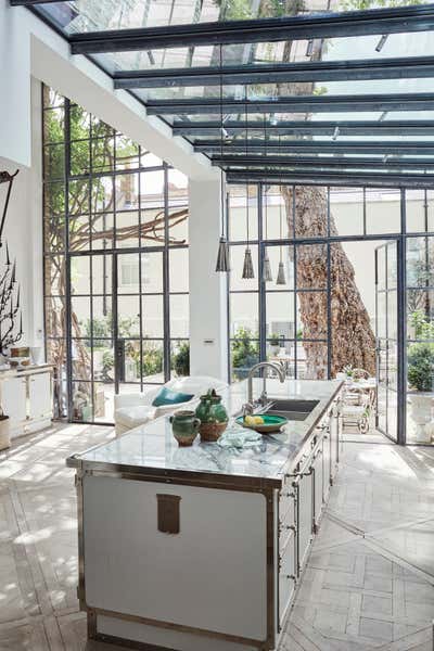 Contemporary Kitchen. Belgravia Villa by Alison Henry Design.