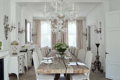  Contemporary Family Home Dining Room. Belgravia Villa by Alison Henry Design.