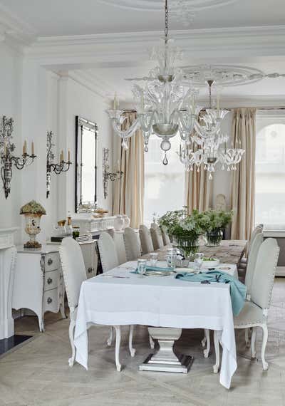  Contemporary Family Home Dining Room. Belgravia Villa by Alison Henry Design.