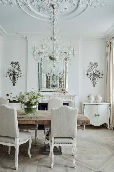 Contemporary Dining Room. Belgravia Villa by Alison Henry Design.