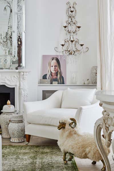 Contemporary Living Room. Belgravia Villa by Alison Henry Design.