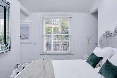 Contemporary Bedroom. Belgravia Mews by Alison Henry Design.