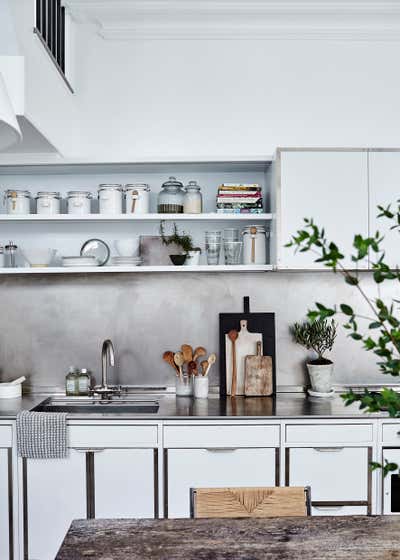 Contemporary Kitchen. Belgravia Mews by Alison Henry Design.