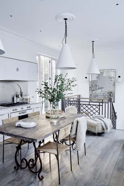 Contemporary Kitchen. Belgravia Mews by Alison Henry Design.