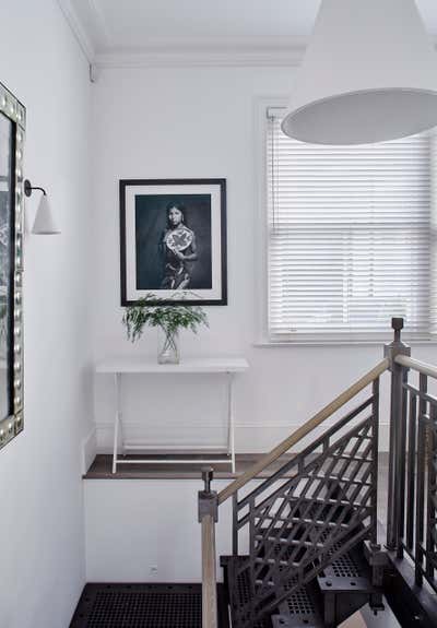 Contemporary Entry and Hall. Belgravia Mews by Alison Henry Design.