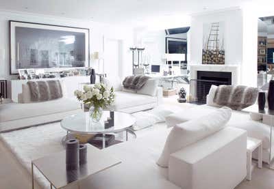 Modern Living Room. Chelsea Townhouse by Alison Henry Design.