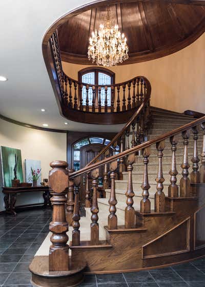  Eclectic Family Home Entry and Hall. Tudor Revival Estate by Sarah Barnard Design.