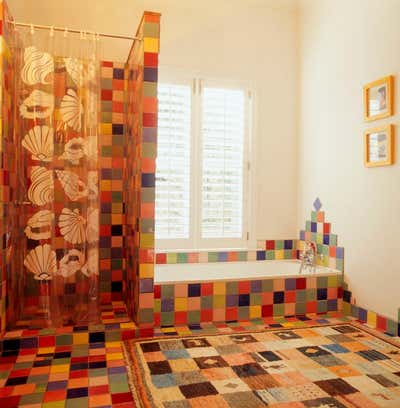 Beach Style Beach House Bathroom. New Zealand Beach House by Alison Henry Design.