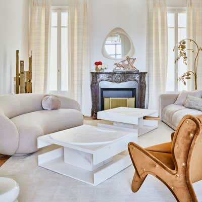  Contemporary Art Deco Family Home Living Room. Almagro by Beatriz Silveira.