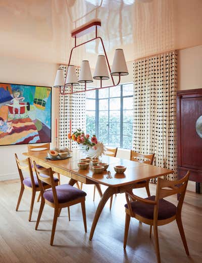  Art Deco Family Home Dining Room. Beverly Drive by Avery Cox Design.