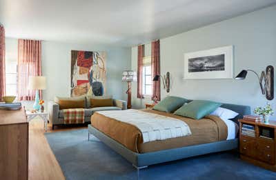  Modern Eclectic Family Home Bedroom. Beverly Drive by Avery Cox Design.