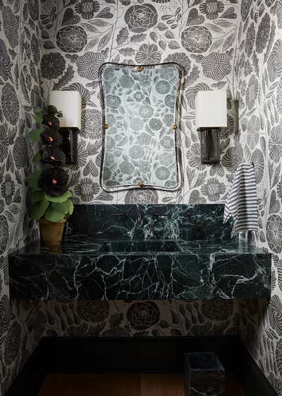 Contemporary Family Home Bathroom. Aspen Family Home by Shawn Henderson Interior Design.