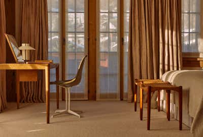  Rustic Bedroom. An Apartment for a Lady in Gstaad by Casa Muñoz.