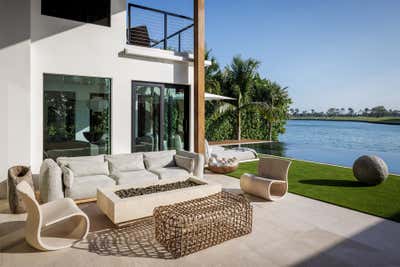 Modern Family Home Patio and Deck. Miami Home by DUETT INTERIORS.