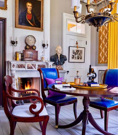  Maximalist Office and Study. 1878 Henry Blosser House: Complete Historic Rehabilitation by Kelee Katillac Interior Design.