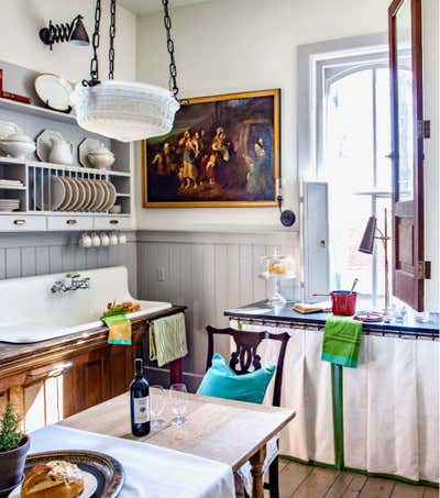  Maximalist Kitchen. 1878 Henry Blosser House: Complete Historic Rehabilitation by Kelee Katillac Interior Design.