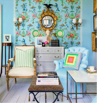  Maximalist Workspace. 1878 Henry Blosser House: Complete Historic Rehabilitation by Kelee Katillac Interior Design.