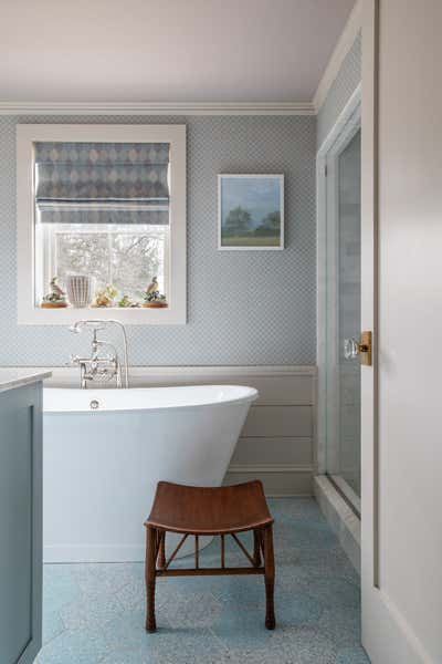  Eclectic Family Home Bathroom. Hay House by Sheila Bridges Design, Inc.