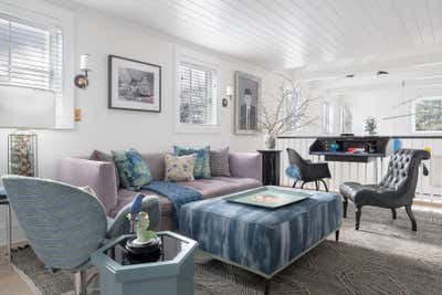 Eclectic Family Home Living Room. Hay House by Sheila Bridges Design, Inc.