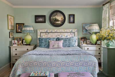  Eclectic Family Home Bedroom. Hay House by Sheila Bridges Design, Inc.