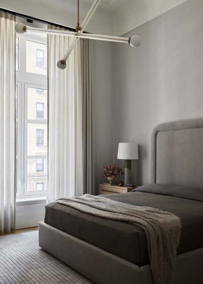  Minimalist Organic Apartment Bedroom. Upper East Side by Monica Fried Design.