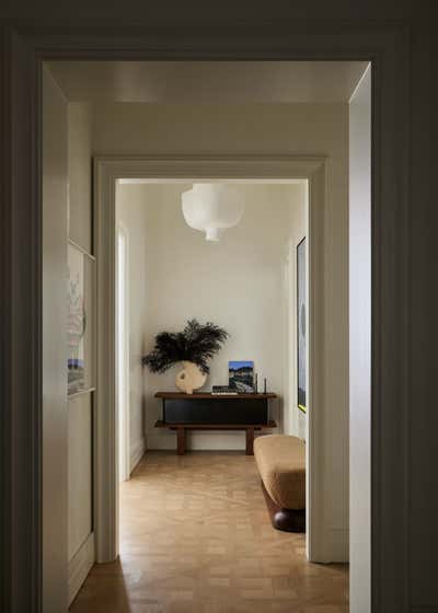  Minimalist Organic Apartment Entry and Hall. Upper East Side by Monica Fried Design.