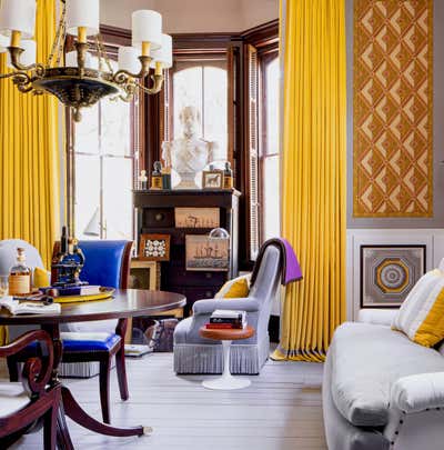 Maximalist Living Room. 1878 Henry Blosser House: Complete Historic Rehabilitation by Kelee Katillac Interior Design.