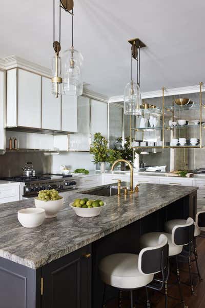  Modern Traditional Family Home Kitchen. Lakeshore Drive Residence  by JP Interiors.