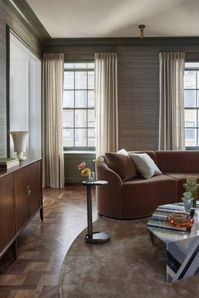  Art Deco Family Home Living Room. Lakeshore Drive Residence  by JP Interiors.