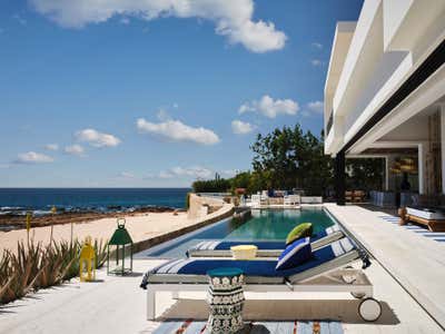  Beach Style Transitional Patio and Deck. Cabo San Lucas Residence by Sasha Adler Design.