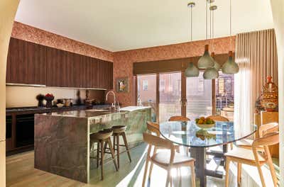  Contemporary Mid-Century Modern Family Home Kitchen. Barnett Residence by Leyden Lewis Design Studio.