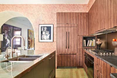  Eclectic Mid-Century Modern Family Home Kitchen. Barnett Residence by Leyden Lewis Design Studio.